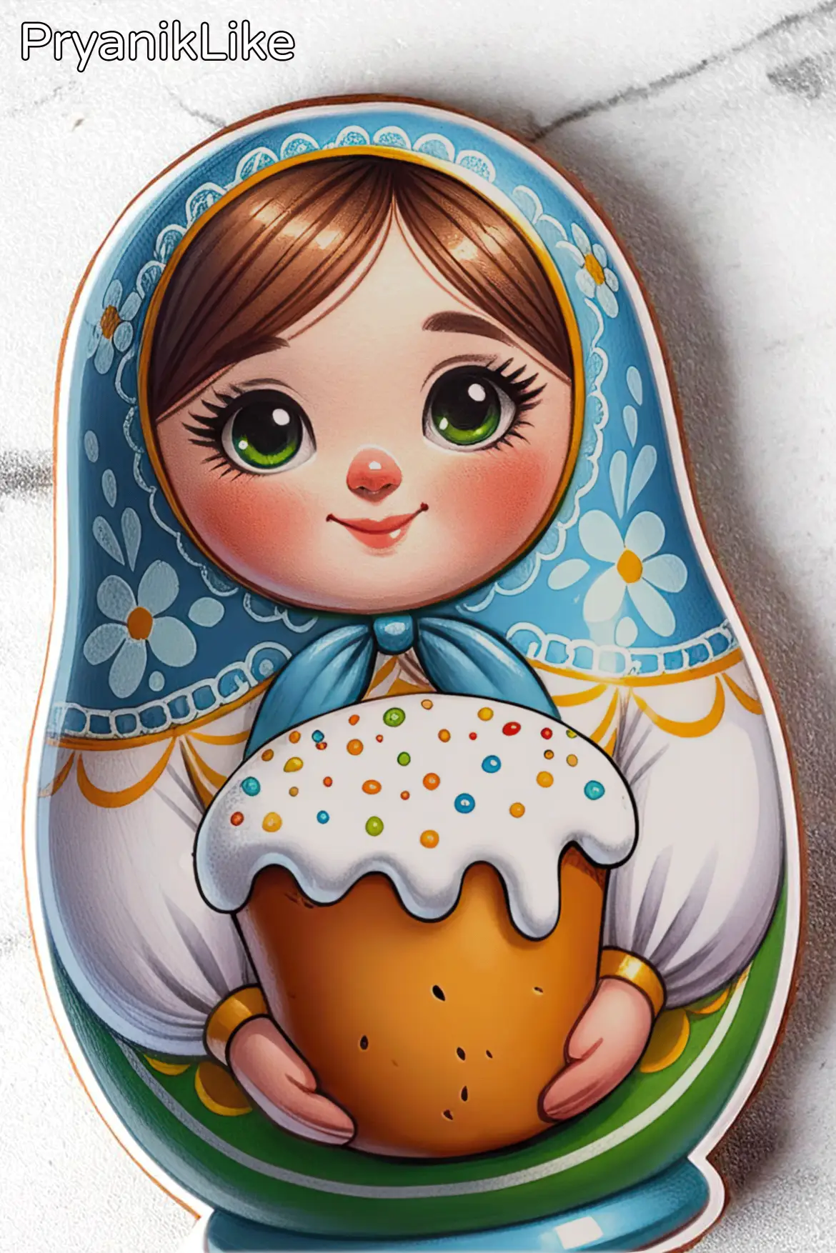 Пряник матрешка (ооооочень много)